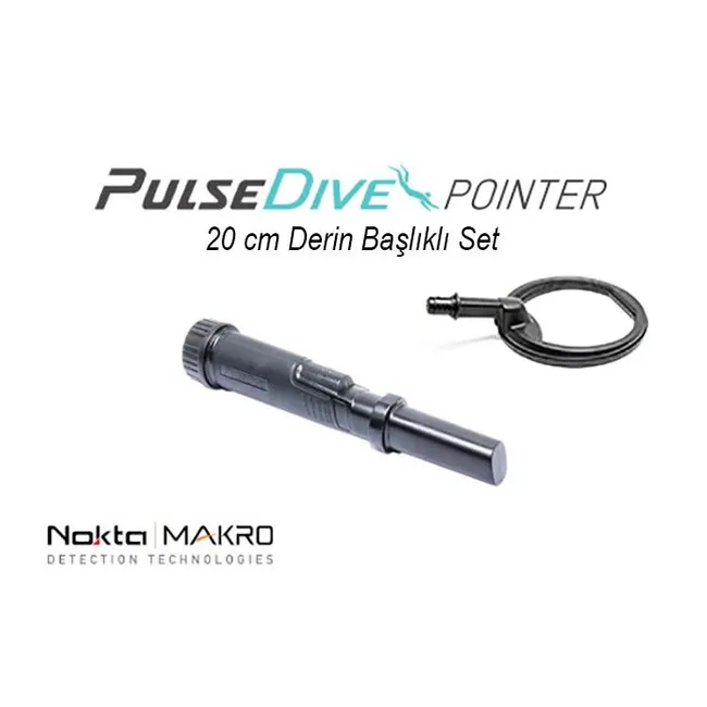 Pulsedive Pointer Dedektör 20 cm Derin Arama Başlıklı Özel Paket